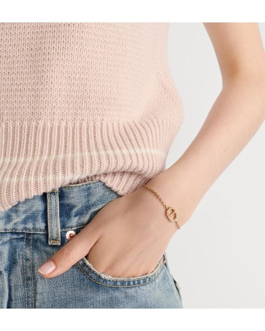 Dior Metallic Petit Cd Duo Bracelet