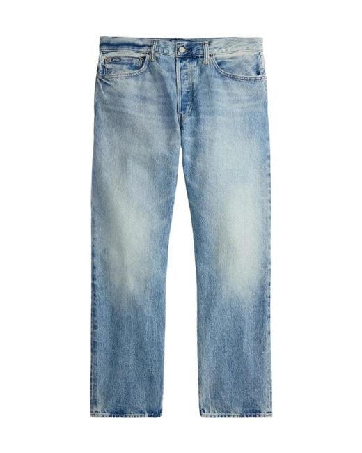 Polo Ralph Lauren Blue Five-Pocket Jeans for men