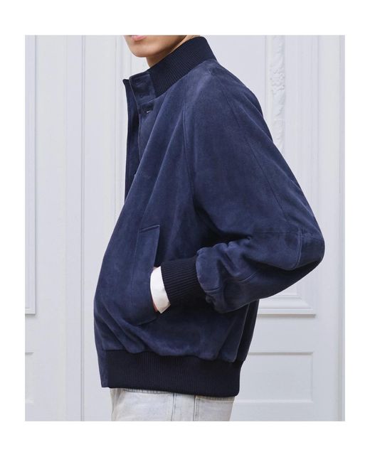 Dior Blue Harrington Jacket for men