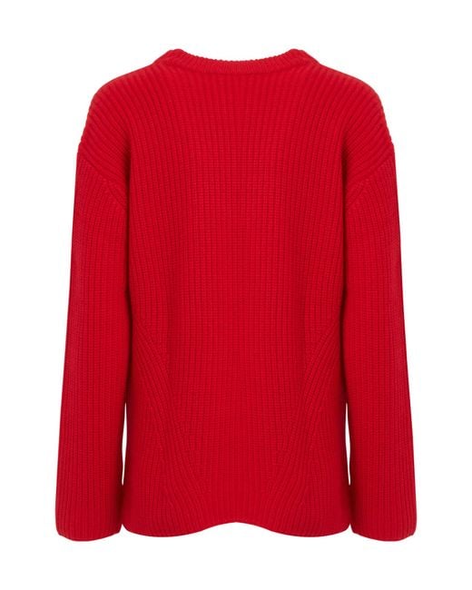 P.A.R.O.S.H. Red Long-Sleeved Sweater