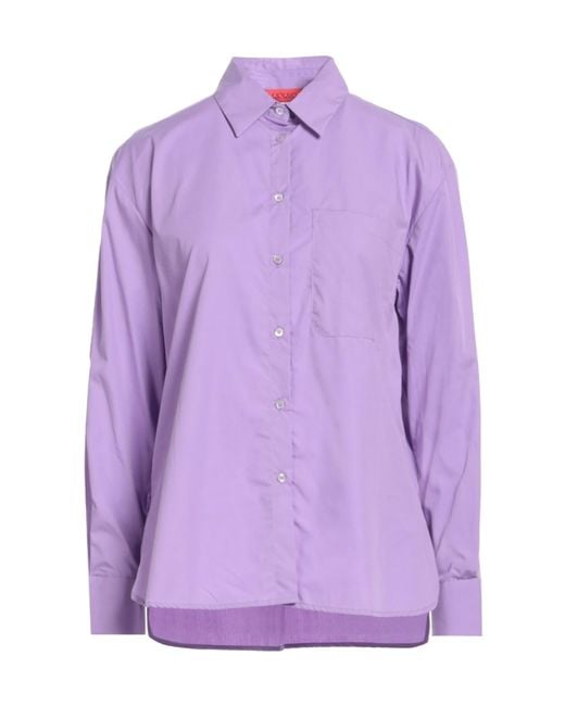 MAX&Co. Purple Long Sleeve Shirt