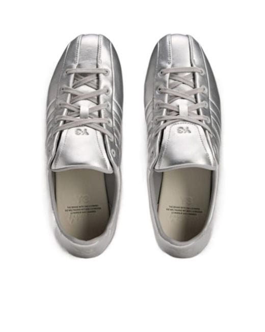 Y-3 Gray Field Low-Top Sneakers for men