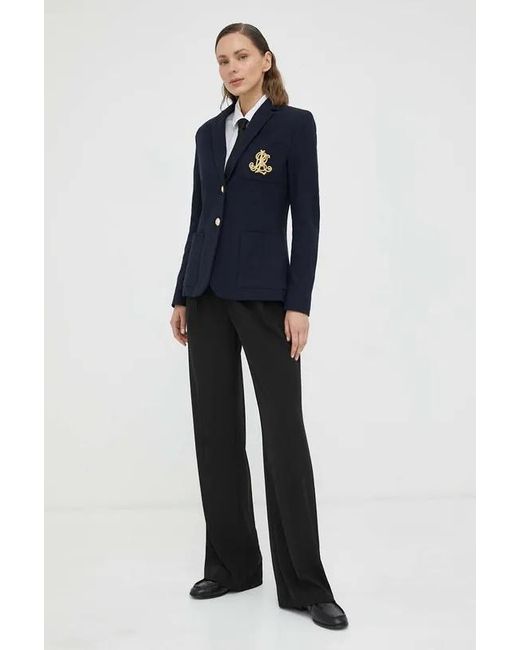 Ralph Lauren Blue Lauren Bullion Jacquard Blazer