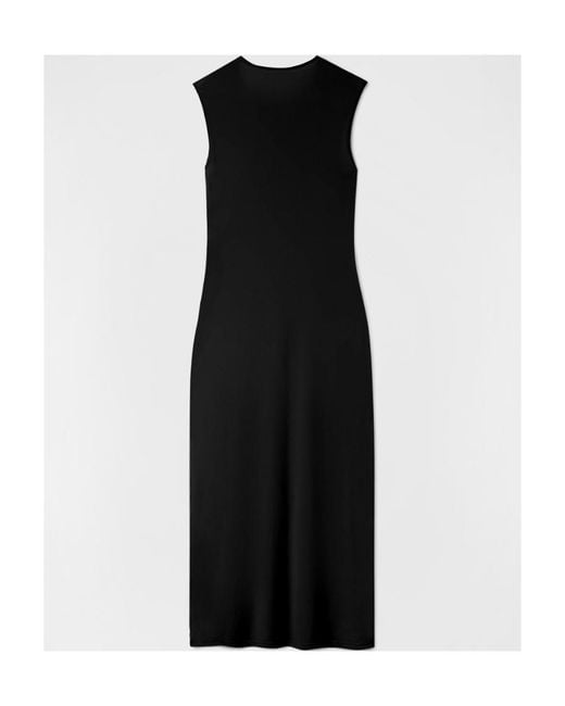 Jil Sander Black Jersey Slip Dress