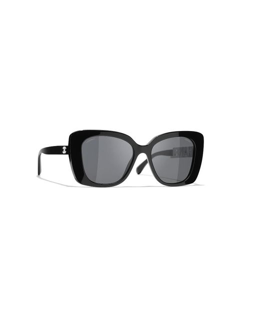 Chanel Multicolor Square Logo Sunglasses