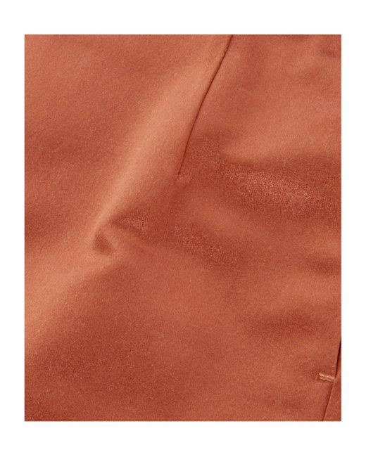Loro Piana Orange Silvia Skirt