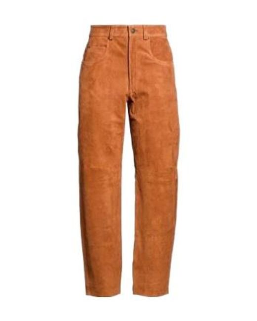 Isabel Marant Orange High Waist Pants