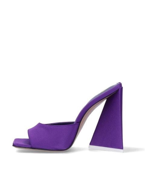 The Attico Purple Devon 115Mm Mules