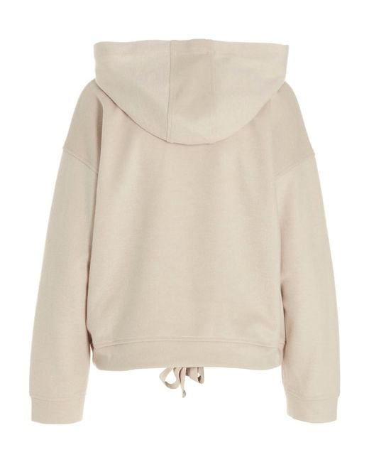 Weekend by Maxmara Natural Logo Hooded Sweater