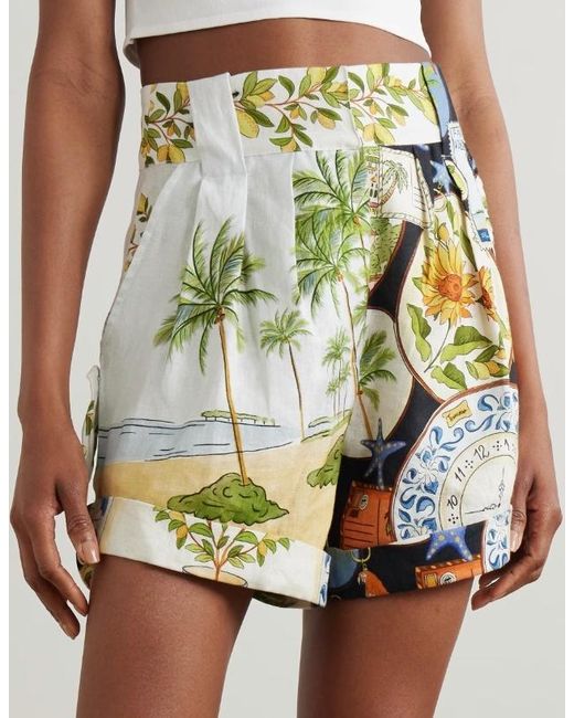Farm Rio Multicolor Patterned Shorts