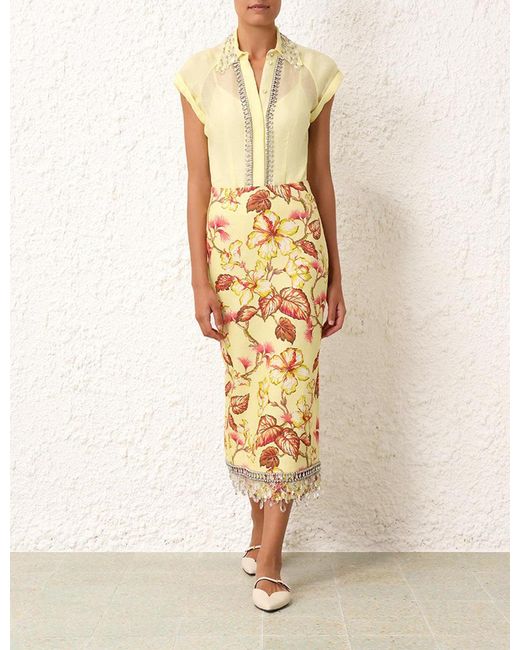 Zimmermann Metallic Matchmaker Diamante Skirt
