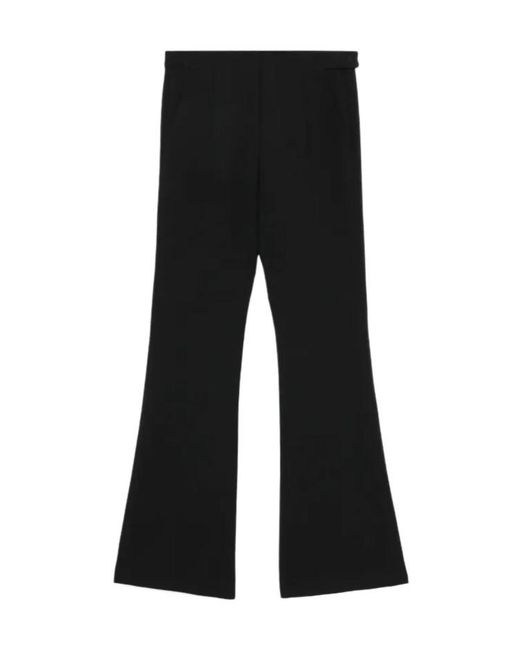 Low Classic Black Flared Trousers