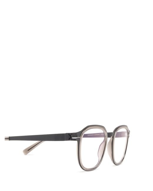 Mykita White Hawi Round Frame Glasses for men