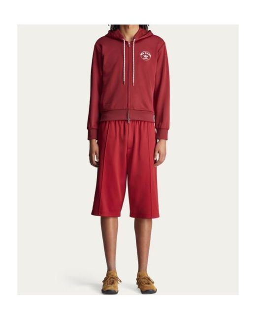 Adidas by Wales Bonner Red Adidas Originals X Wales Bonner Track Shorts for men