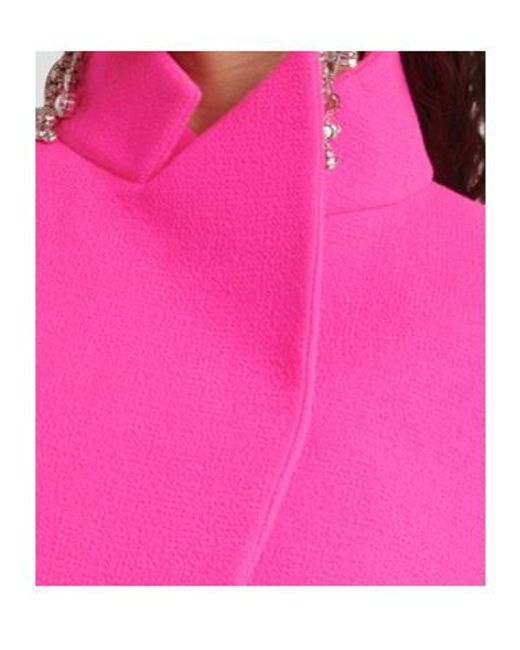 Alexandre Vauthier Pink Cropped Wool Jacket