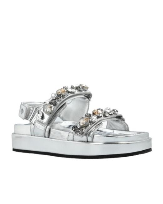Tory Burch White Kira Sport Sandals