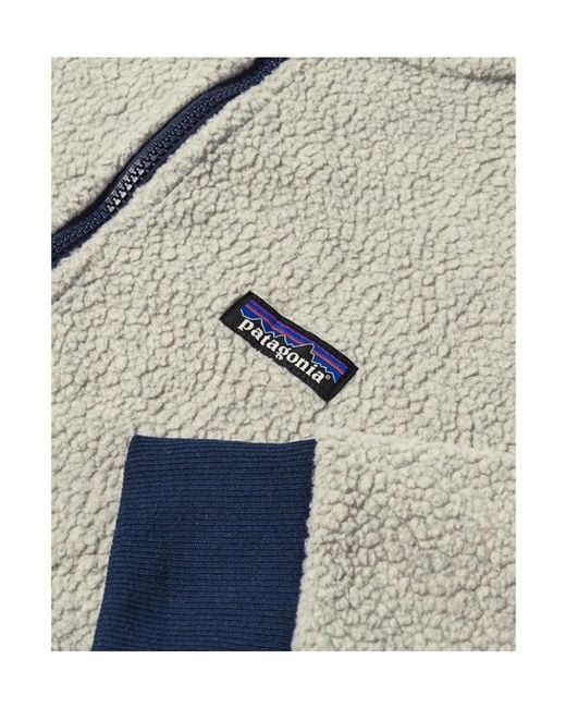 Patagonia White Logo Zipper Casual Jacket for men