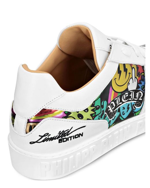 Philipp Plein Metallic Lo-Top Sneakers for men