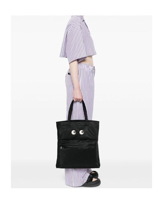 Anya Hindmarch Black Eyes Handbag