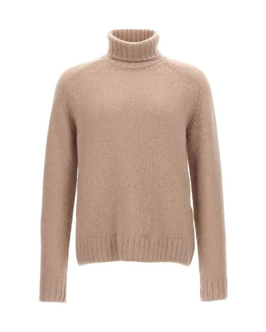Tom Ford Natural Turtleneck Long-Sleeved Jumper for men