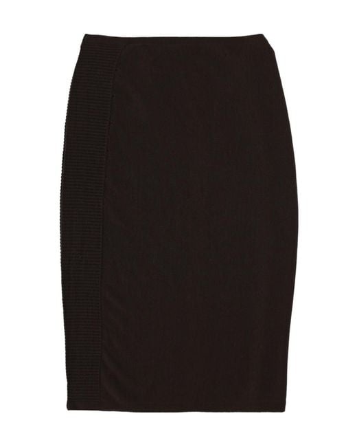 Paloma Wool Black Charco Wrap Skirt