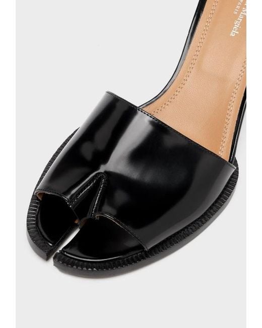 Maison Margiela Black Tabi City Sandal