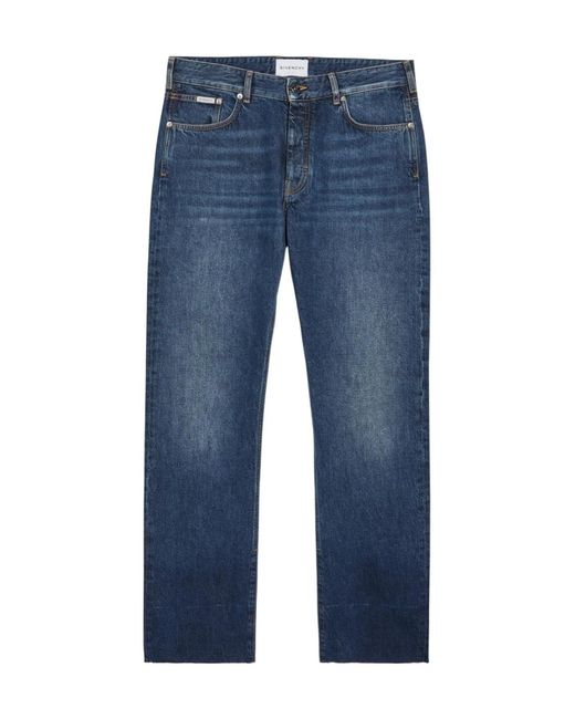 Givenchy Blue Straight-Leg Vintage Jeans for men