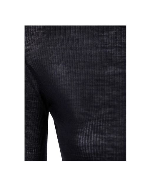 Ann Demeulemeester Blue Long-Sleeved T-Shirt