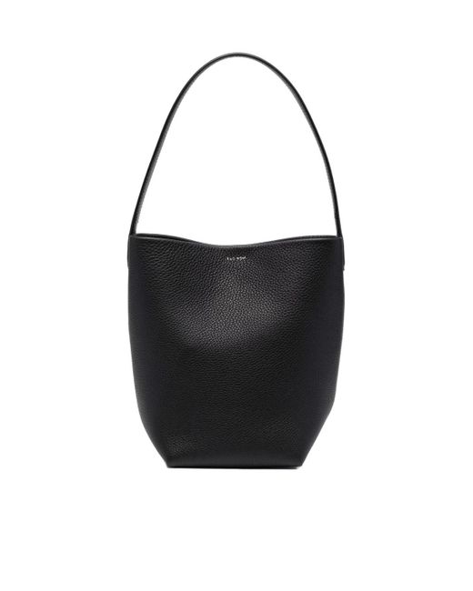 The Row Black Small N/S Park Tote Bag