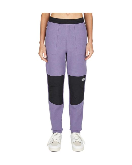 The North Face Purple Denali Color-Block Track Pants