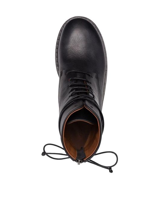 Marsèll Black Lace-Up Boots