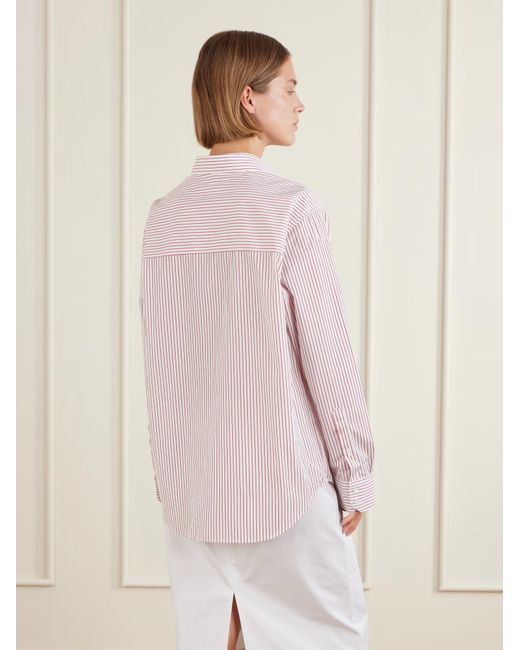 Rohe Pink Boss Striped Shirt