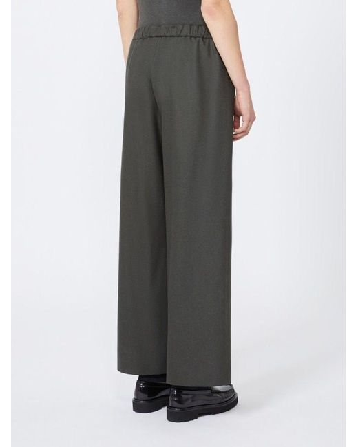 Max Mara Gray 'S Floria Drawstring Wide Leg Trousers