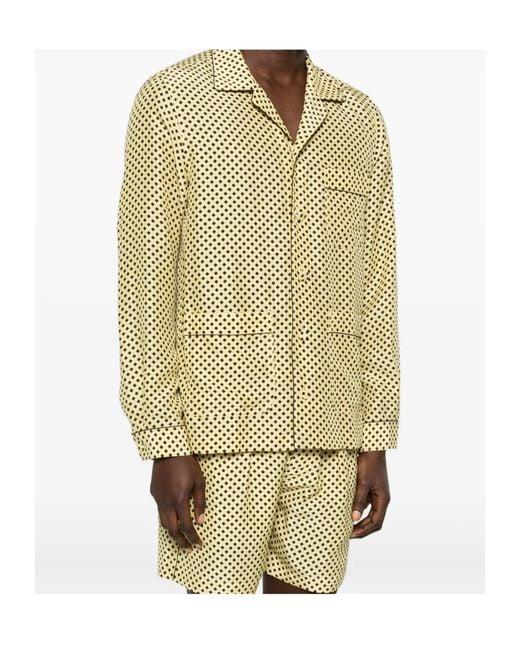 Tom Ford Metallic Patterned Long-Sleeved Shirt for men