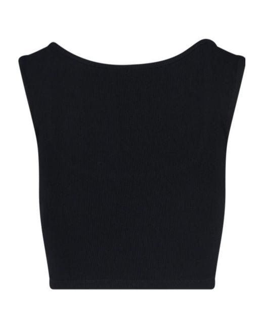 Vivienne Westwood Black Orb Embroidered Top