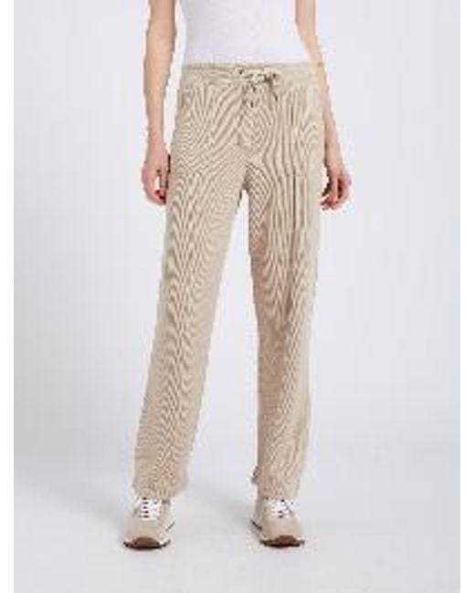 Brunello Cucinelli Natural Straight-Leg Track Pants