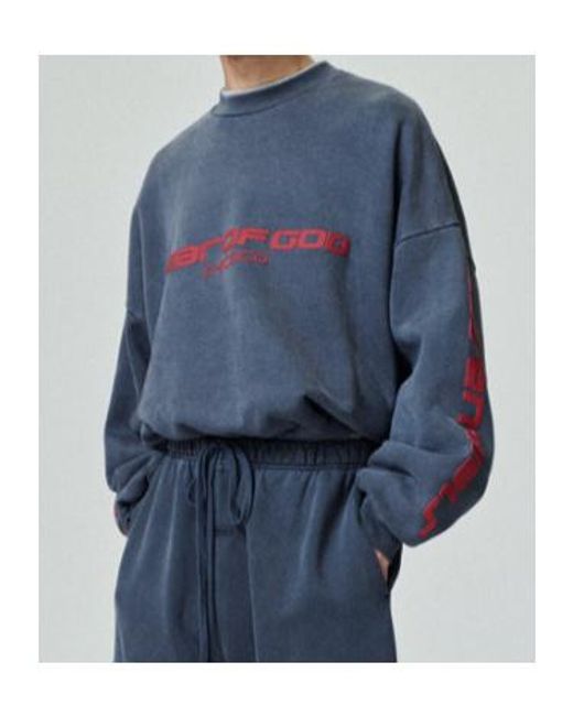 Fear Of God Black Chicago Heavy Fleece Cropped Sweatshirt for men