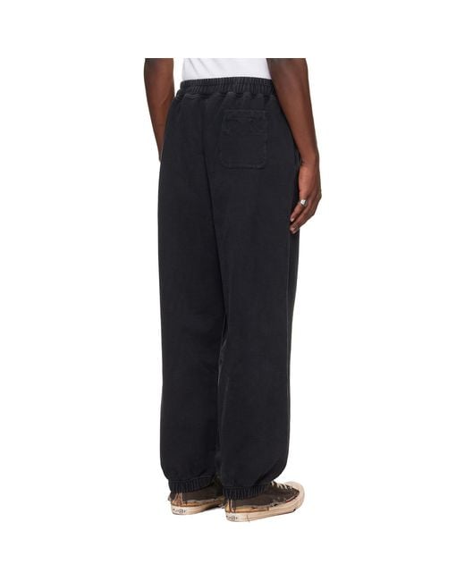 Vetements Blue Logo Printed Elasticated-Waist Sweatpants