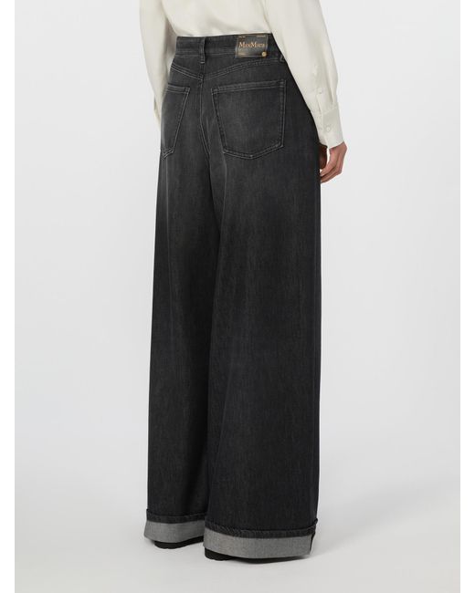 Max Mara Gray 'S Lusso Wide Leg Jeans