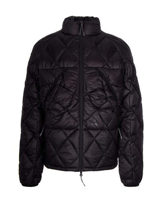 Roa Black Nuna Quilted Jacket for men