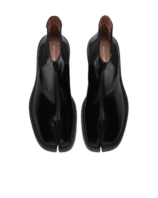 Maison Margiela Black Tabi Slip-On Chelsea Boots