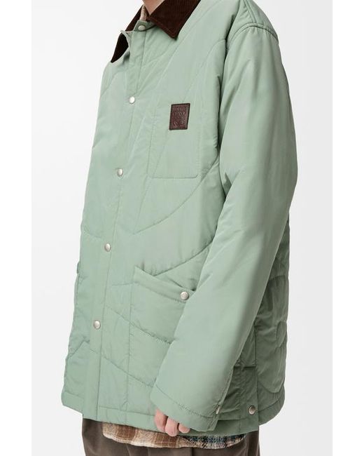 Loewe Green Padded Overshirt for men