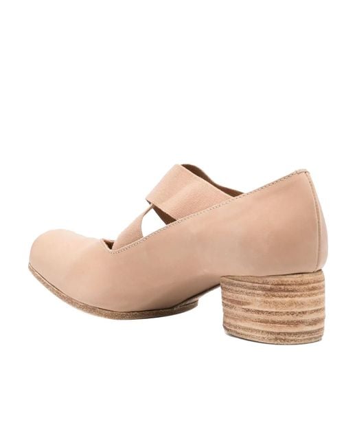 Uma Wang Pink High-Heeled Ballet Shoes