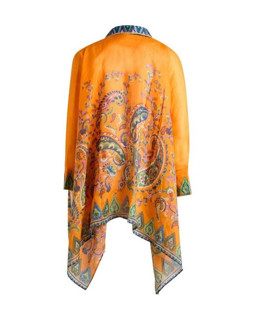Etro Orange Shirts