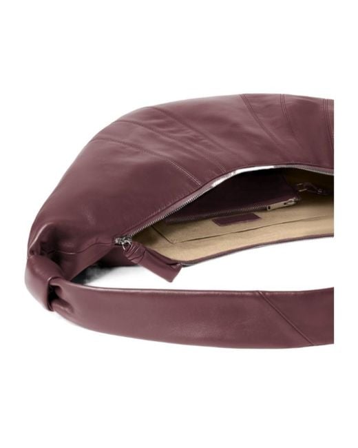 Lemaire Purple Large Croissant Bag