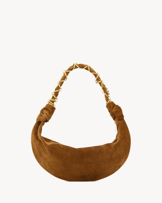 Saint Laurent Brown Amalia Small Hobo