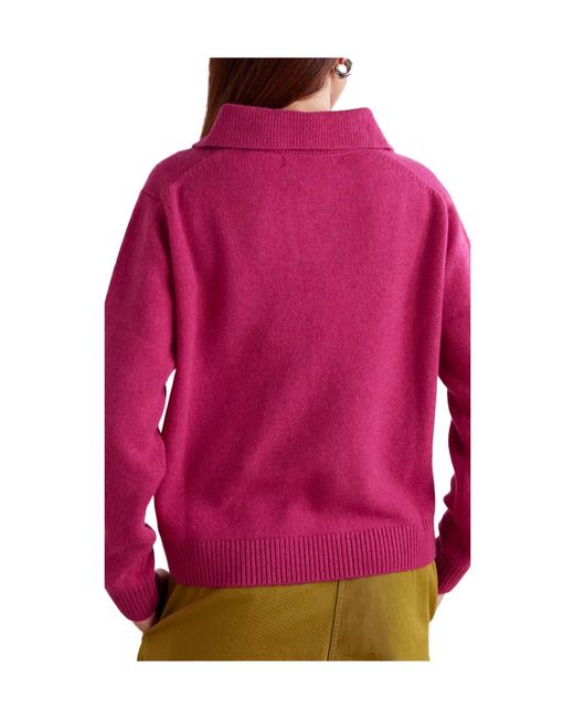The Elder Statesman Pink Soft Cashmere Sweater