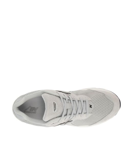 New Balance Gray 2002R Lace-Up Sneakers for men