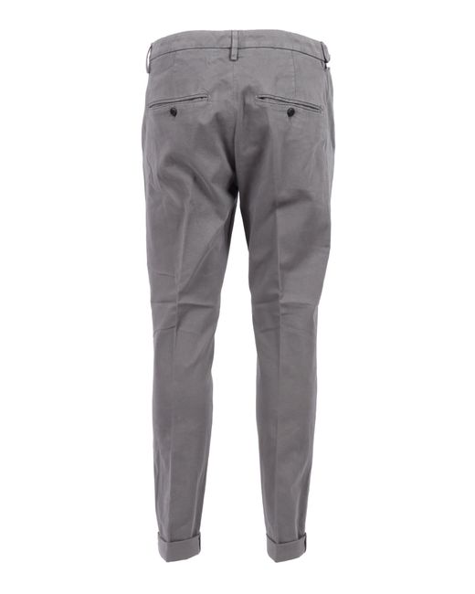 Dondup Gray Gaubert Slim-Fit Pants for men