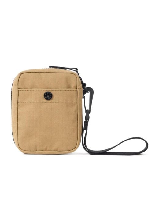 Stone Island Natural Compact Logo Shoulder Bag for men